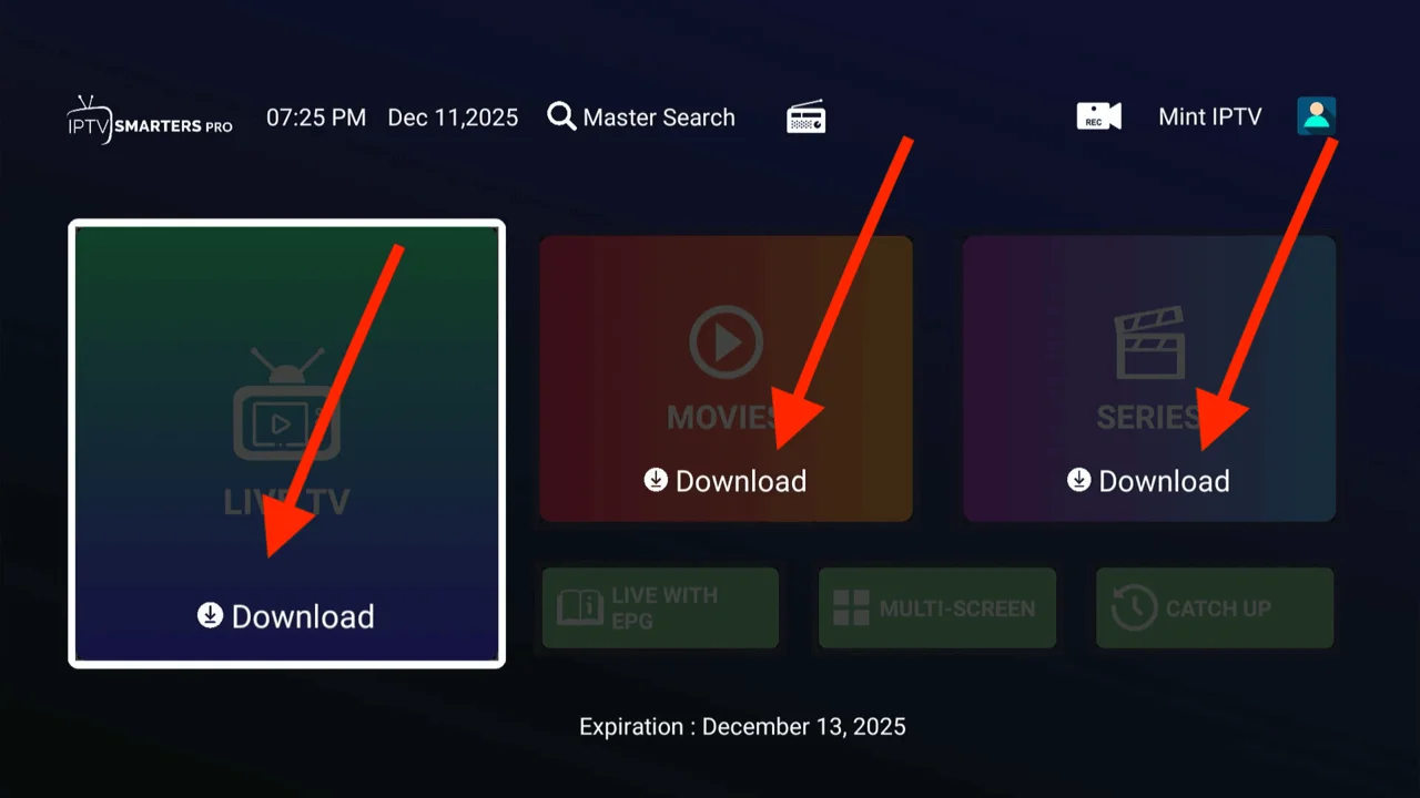 Select Xtreme Codes Login