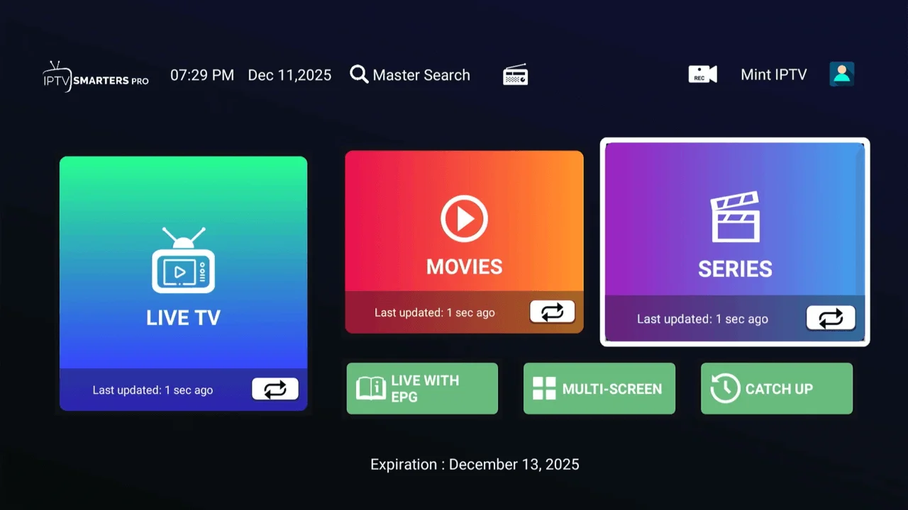 Select Xtreme Codes Login