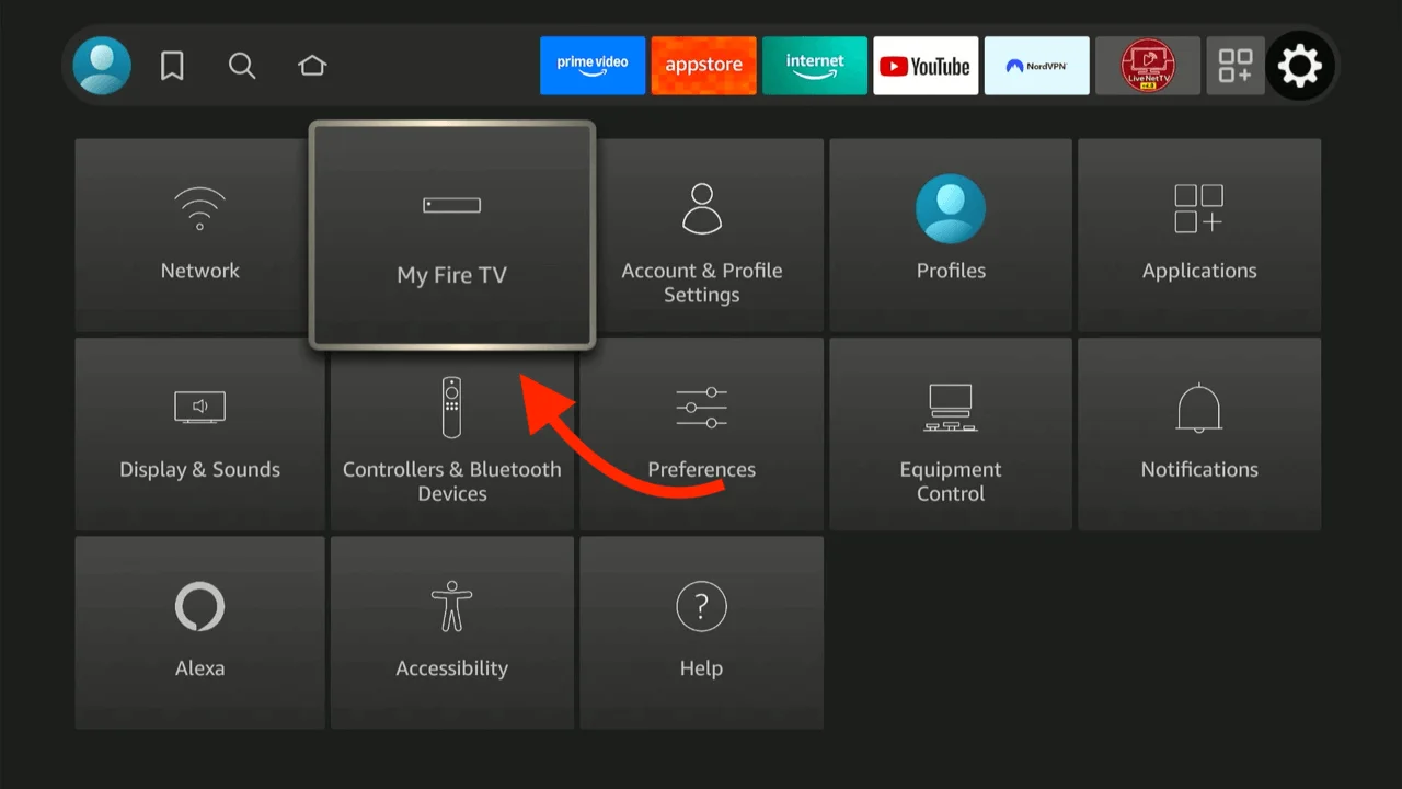 Firestick Settings Menu